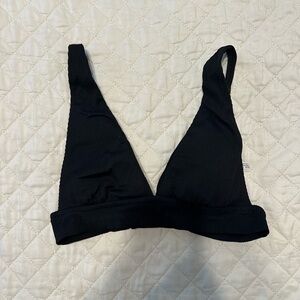 Black bikini top